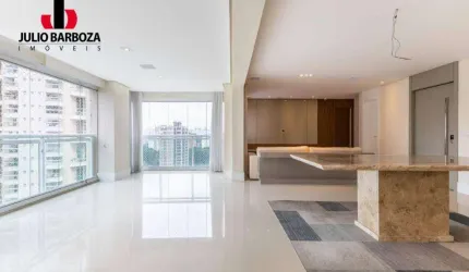 Apartamento na Vila Nova Conceição, semi novo, 157 área útil, 3 suítes, e 3 vagas de garagem,