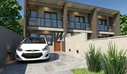Sobrado Geminado 2 Quartos 74m² - Sertão do Maruim