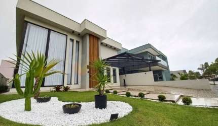 Sobrado de Alto Padrão com 4 dormitórios à venda, 357 m² por R$ 3.390.000,00 - Costa Nova - Caraguatatuba/SP