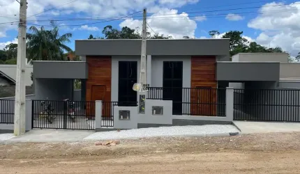 Casa para Venda em Guabiruba, Aymore, 2 dormitórios, 1 suíte, 2 banheiros, 1 vaga
