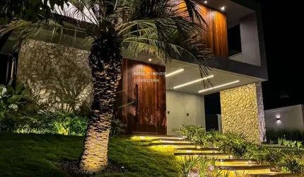 Imperdível casa em condomínio para venda em Indaiatuba-SP, Parque Villa dos Pinheiros: 4 quartos, 4 suítes, 3 salas, 6 banheiros, 4 vagas de garagem, 415m²!