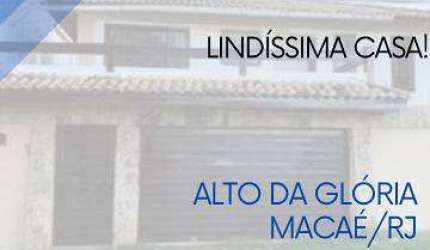 Casa para venda possui 150 metros quadrados com 3 quartos em Glória - Macaé - RJ