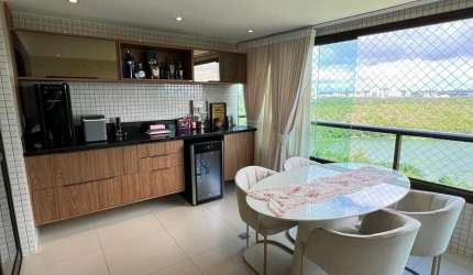 Parque Tropical | 4 Suítes, 155m², Varanda Gourmet com Vista Livre para o Parque de Pituaçu