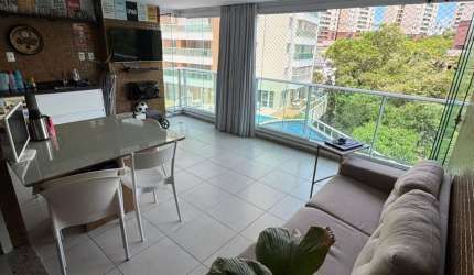 Apartamento 2/4 com Home Office, Varanda Gourmet e 2 Vagas em Patamares – Residencial Mário Cravo