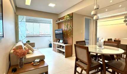 Apartamento 2/4 com Suíte, Andar Alto e Acabamento Impecável – Ed. Viña Delmar, Santa Teresa