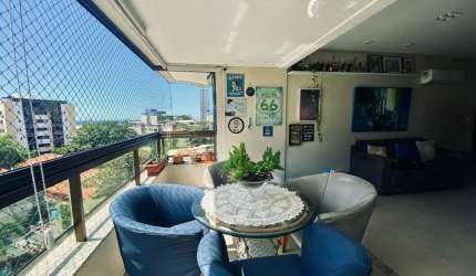 Apartamento nascente com 2 suítes, mobiliado, 89m² e 2 vagas na Pituba!