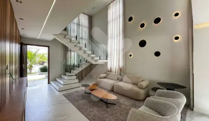 Casa à venda em Parque do Jiqui (Parnamirim/RN) | Condomínio Bosque dos Poetas | 4 suítes - 331m²