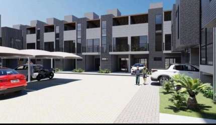 Casa duplex à venda em Nova Parnamirim (Parnamirim/RN) | Condomínio Valle Real II | 3/4 sendo 1 suíte - 120m²