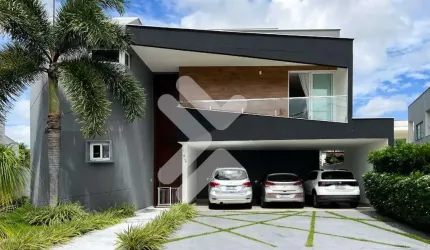 Casa em condomínio à venda localizada em Parque do Jiqui (Parnamirim/RN) | Cond Bosque das Palmeiras | 5 suítes - 441m²
