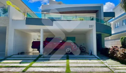 Casa mobiliada à locação em Parque do Jiqui (Parnamirim/RN) | Bosque dos Poetas | 5 suítes, 315m²