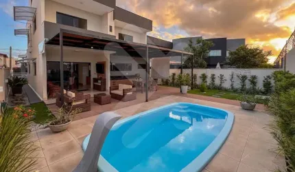 Casa à venda em Parque das Nações (Parnamirim/RN) | Condomínio Green Club | 4 suítes - 197m²