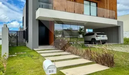 Casa à venda em Cajupiranga (Parnamirim/RN) | Condomínio Jardins Amsterdã | 4 suítes - 360m²
