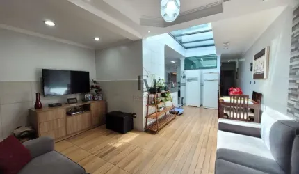 Casa Térrea para Venda em Santo André, Vila Lutécia, 2 dormitórios, 1 suíte, 2 banheiros, 2 vagas