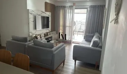 Apartamento para Venda em Santo André, Vila Gilda, 3 dormitórios, 3 suítes, 4 banheiros, 2 vagas
