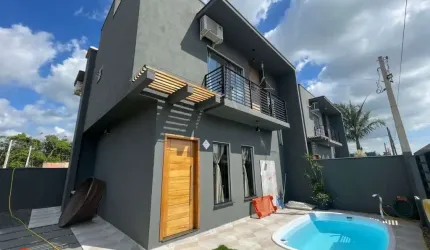 CASA À VENDA EM ITAJUBA BARRA VELHA - SC ESQUINA COM PISCINA