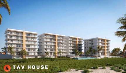 Apartamento com 4 suítes frente ao mar em Penha