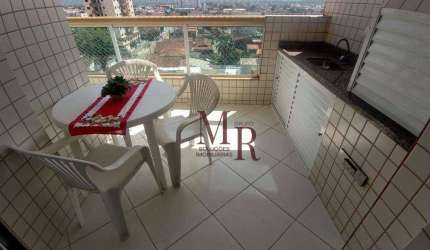 Apartamento à venda, 88 m² por R$ 456.000,00 - Tupi - Praia Grande/SP