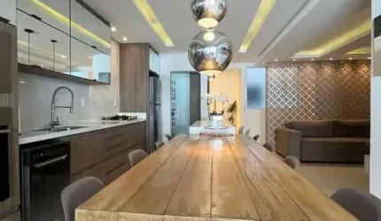 Apartamento Alto Padrão mobiliado, localizado 300 metros da praia dos Ingleses, Florianópolis/SC.