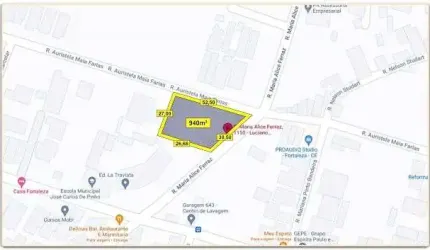 Terreno à venda, 940 m² por R$ 1.400.000,00 - Engenheiro Luciano Cavalcante - Fortaleza/CE