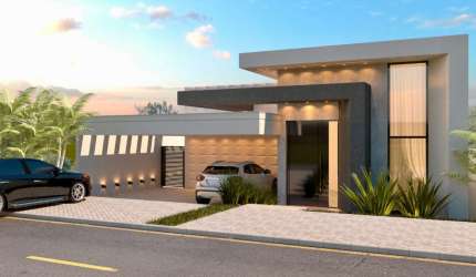 Linda casa linear projetada pela arquiteta Magda Carmo!!