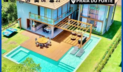 Casa - Em condomínio, para Temporada em Mata de São João/BA