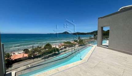Linda cobertura alto padrão frente mar na praia Grande de Ubatuba!