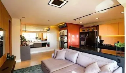 Apartamento mobiliado à venda com 91m², 2 suítes no Swiss Park em Campinas/SP. |