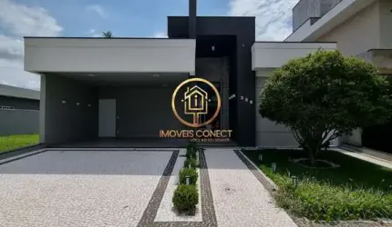 Casa em condomínio a venda, 228m², 3 suítes, escritório e piscina - Paulínia/SP