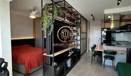 Studio mobiliado com 41m², 1 dormitório a venda na Vila Itapura em Campinas/SP.