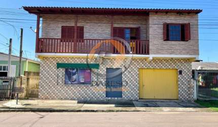 CASA DE ALVENARIA AMPLA COM 3 DORMITÓRIOS E SALA COMERCIAL