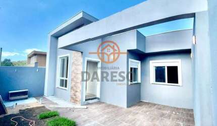 LINDA CASA NOVA DE 2 DORMITÓRIOS E EXCELENTE QUALIDADE CONSTRUTIVA