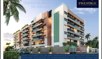 Praia do Francês - Apartamentos quarto e sala, 2 e 3 quartos
