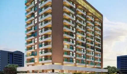Jatiúca - Apartamentos tipo Studio, quarto e sala e 2 quartos
