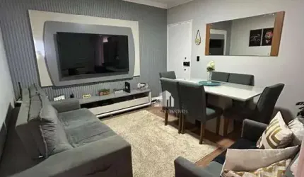 Apartamento com 3 dormitórios à venda, 60 m² por R$ 350.000,00 - Parque Universitário - Americana/SP