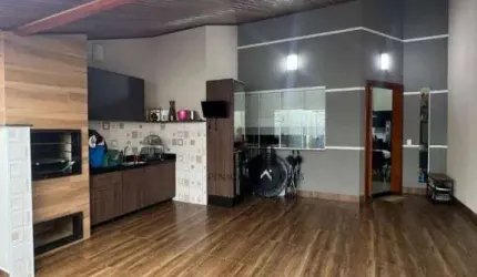 Linda Casa Moderna no Jardim Terramérica - Americana/SP com 3 Quartos e Espaço Gourmet