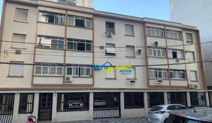 Apartamento com 1 dormitório à venda, 66 m² por R$ 350.000,00 - Aparecida - Santos/SP