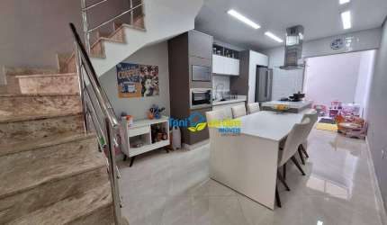 Sobrado com 2 dormitórios à venda, 116 m² por R$ 650.000,00 - Bangu - Santo André/SP