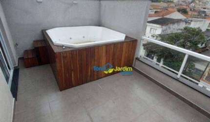 Cobertura com 3 dormitórios à venda, 62 m² por R$ 800.000,00 - Vila Scarpelli - Santo André/SP