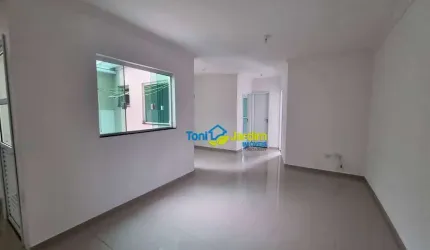 Apartamento com 2 dormitórios para alugar, 74 m² por R$ 2.437,50/mês - Utinga - Santo André/SP