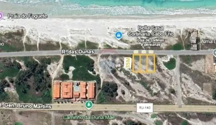 Lote de 490m² no bairro Foguete em Cabo Frio