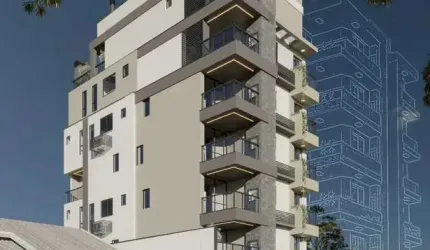 Apartamento com 2 dormitórios sendo 1 suíte, 1 vaga de garagem na Praia da Armação em Penha