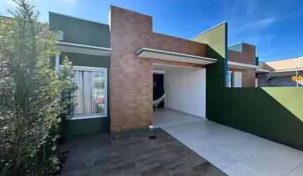 Casa com 2 dormitórios e 1 vaga de garagem no Bairro Mata Atlantica - Tijucas