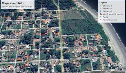 Terreno com 336 m² a 400m do mar em Itapoá