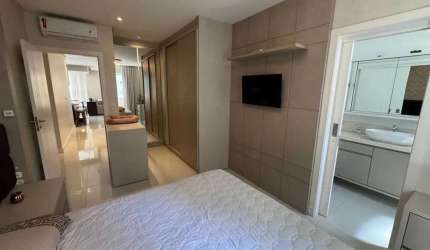 Apartamento mobiliado com 3 suítes e 2 vagas - Meia Praia em Itapema