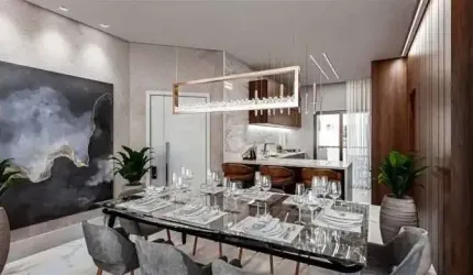 Apartamento mobiliado com 4 suítes, 3 vagas de garagem no Pioneiros em Balneário Camboriú