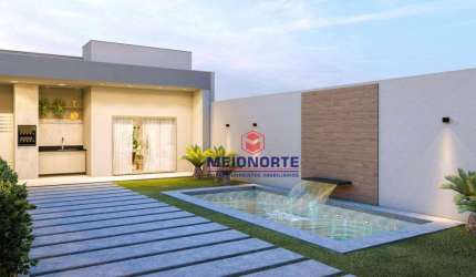 Casa com 3 dormitórios à venda, 91 m² por R$ 365.000 - Turu - São José de Ribamar/MA