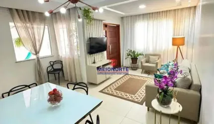 Casa projetada e climatizada à venda em condomínio no Alto do Calhau