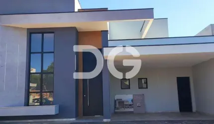 Casa à venda em Paulínia, Parque Brasil 500, com 3 suítes, com 170 m², Royal Garden