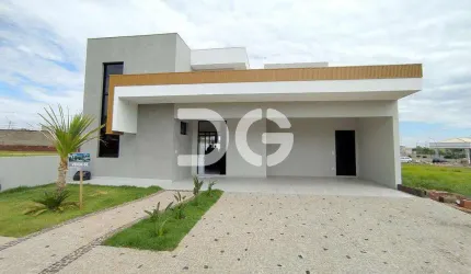 Casa à venda em Paulínia, Parque Brasil 500, com 3 suítes, com 180 m², Royal Garden