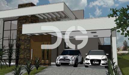Casa à venda em Paulínia, Parque Brasil 500, com 3 suítes, com 187 m², Royal Garden